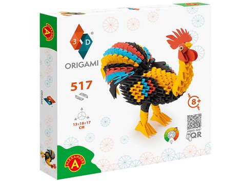 Alexander Zestaw Kreatywny Origami 3D KOGUT 2574 Sklep Jokomisiada