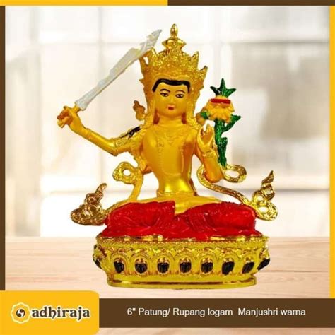 Jual Rupang Patung Arca Logam Buddha Manjushri Warna 6 Di Seller