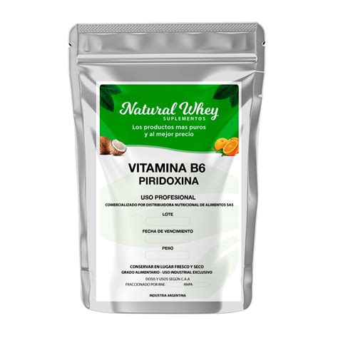 A Niacina Vitamina B3 A Piridoxina Ou Vitamina B6 - VITAMINA B6 PIRIDOXINA – Mayoristas