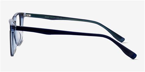 Basic Rectangle Navy Full Rim Eyeglasses Eyebuydirect