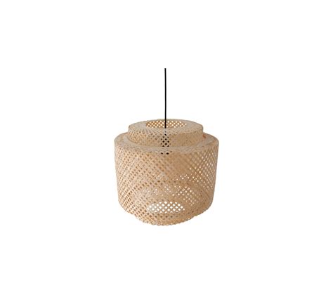 Plafonnier En Bambou Style Boho Bali Lorna Naturel Lustre