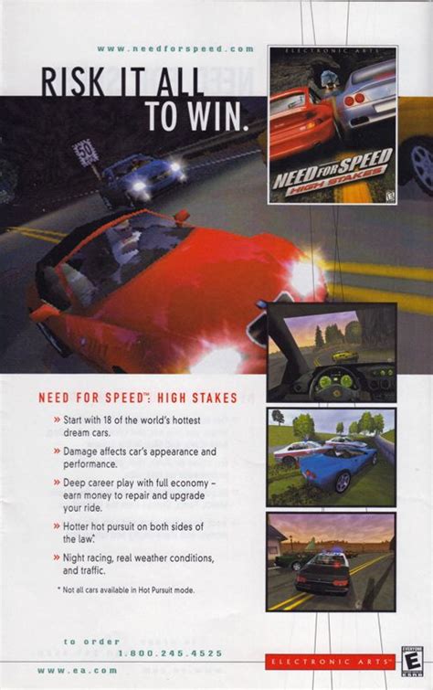 Need For Speed High Stakes Official Promotional Image Mobygames