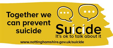 Suicide Prevention Nottinghamshire County Council