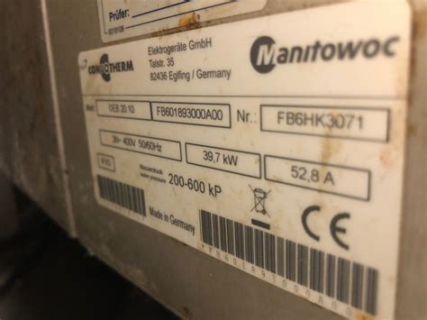 Piec konwekcyjno parowy elektryczny Convotherm Warszawa Śródmieście