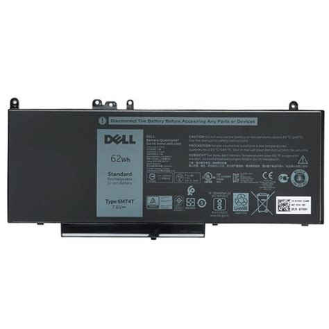 Dell Cell Wh Lithium Ion Replacement Battery For Select Laptops