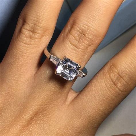 3 Carat Asscher Cut Diamond Ring Jun 2024 Guide