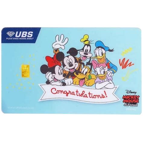 Jual Ubs Gift Series Gr Fine Gold Congratulations Disney