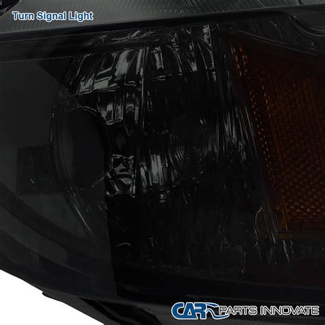 Smoke Headlights Fits Honda Civic Sedan Dr Replacement Left