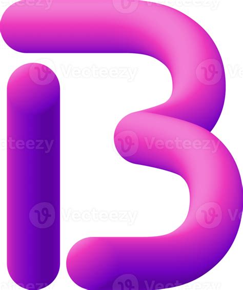 Gradient Alphabet 3d 26791143 Png