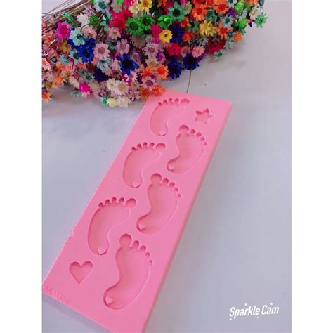 Molde De Silicone Para Resina Pezinhos Shopee Brasil