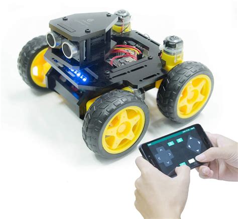 Adeept Smart Robot Car Kit 4WD Compatible With Arduino UNO R3 Line