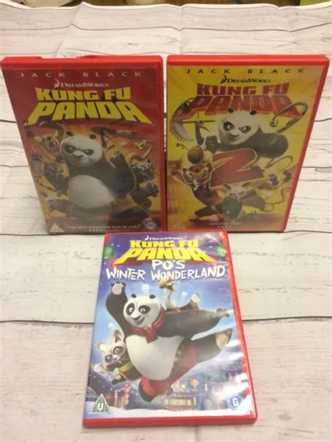 DREAMWORKS KUNG FU Panda DVD Bundle 1, 2 And Christmas Special £4.99 ...