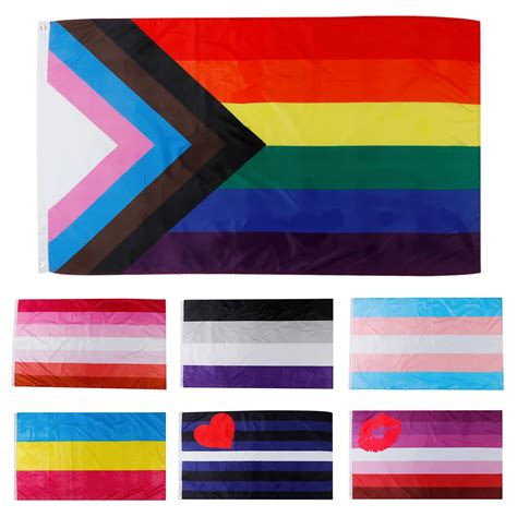 Garden Flags Home And Garden Garden Ornaments 3x5ft Rainbow Pride Flag