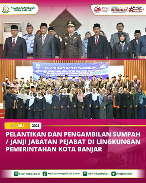 Upacara Pelantikan Dan Pengambilan Sumpah Janji Jabatan Pejabat Di