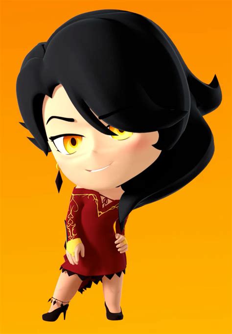 Cinder Fall Rwby Chibi By Blue Leader97 On Deviantart