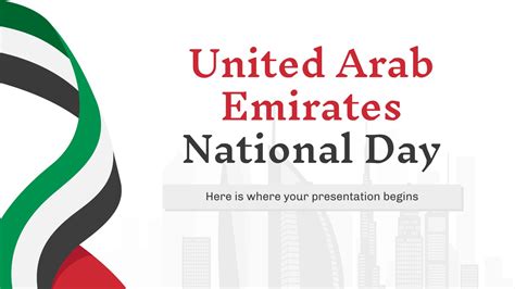 Día nacional de los Emiratos Árabes Unidos Google Slides