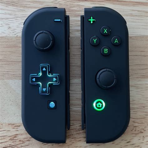 Custom Nintendo Switch Joy Con Controllers Black Led Mod With Etsy