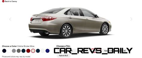 2015 Toyota Camry XLE Colors 30