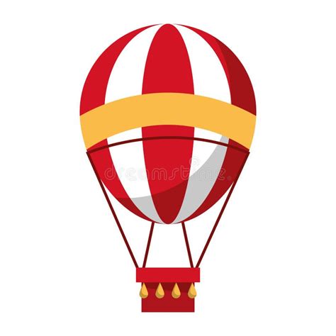 Festival Hot Air Balloon Cartoon Isolated Vector Illustration Stock Vector Illustration Of