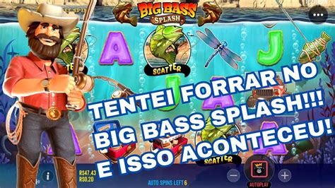 TENTEI A FORRINHA NO BIG BASS SPLASH E ISSO ACONTECEU DEU BOM YouTube