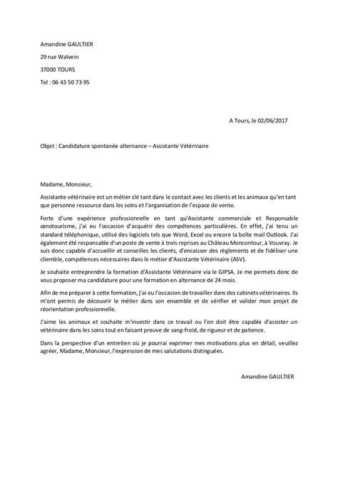 Lettre De Motivation Alternance