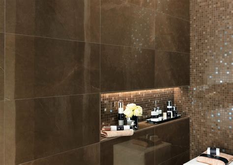 Atlas Concorde Bronze Luxury Lappato Marvel 60x120 Gres Porcellanato Effetto Marmo Marrone