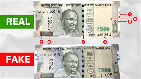 500 Rupee Note How To Check Rs 500 Note Original Or Fake 500 Notes