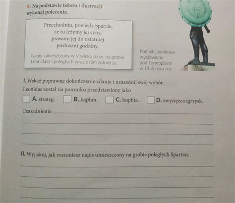 Na Podstawie Tekstu I Ilustracji Wykonaj Polecenia Brainly Pl