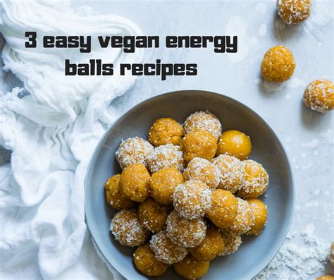 Easy Vegan Energy Balls Recipes Thumper Massager