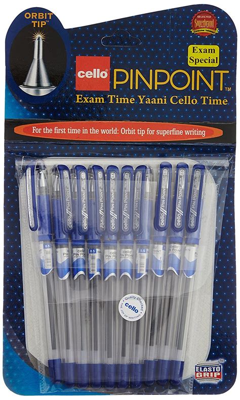 Cello Pinpoint Ball Pen Set Pack Of 50 Blue Amazon In Office