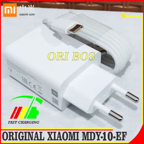 Jual ORIGINAL CHARGER XIAOMI REDMI NOTE 8 PRO USB TYPE C 18W MDY 10 EF