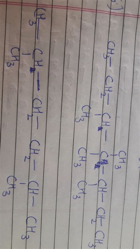 Write The Structural Formulas For The Following Compounds I 3 4 4 5