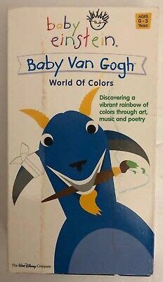 Baby Einstein Baby Van Gogh World Of Colors VHS TESTED RARE VINTAGE