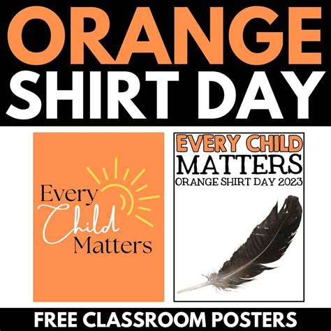 Orange Shirt Day Posters - Creative Classroom Core