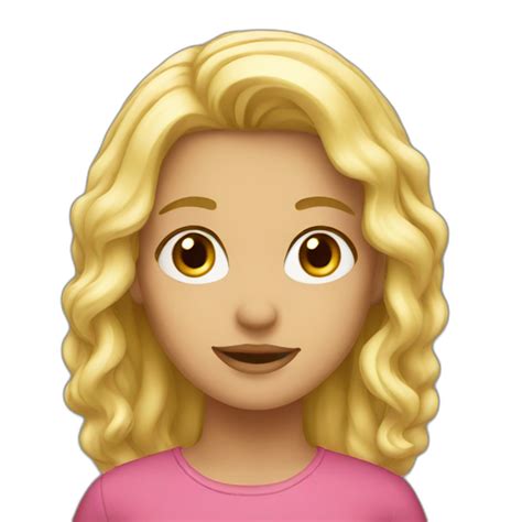 Blond Girl Ai Emoji Generator