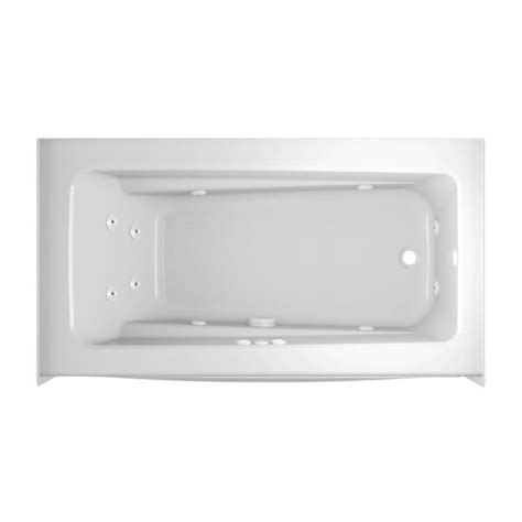 Jacuzzi Primo 32 In W X 60 In L White Acrylic Rectangular Right Drain