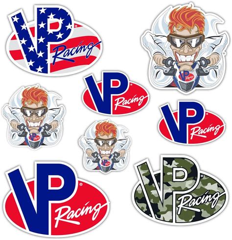 Decalcomania Vp Racing Logo Decals Set Of 2 Officially