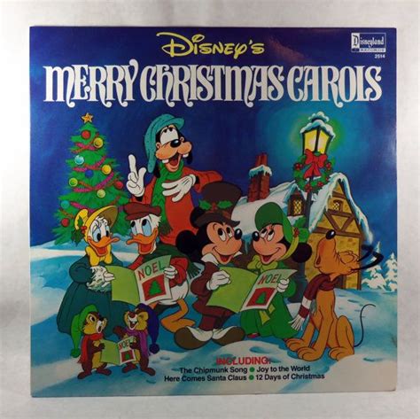 Disney S Merry Christmas Carols Vinyl 1980 Etsy Disney Merry