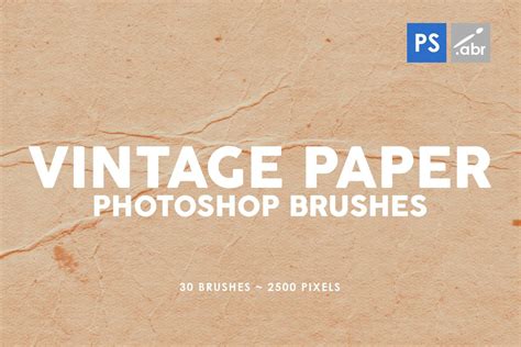 30 Vintage Paper Photoshop Brushes 1 Graphic By Artistmef · Creative