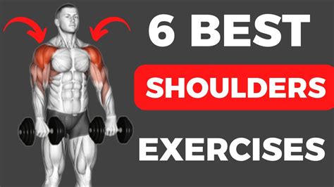 6 Best Shoulder Exercises For Boulder Shoulders Youtube