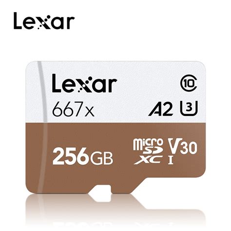 Lexar Memory Card 100MB S Micro SD Card 667x C10 256GB TF Card 128GB