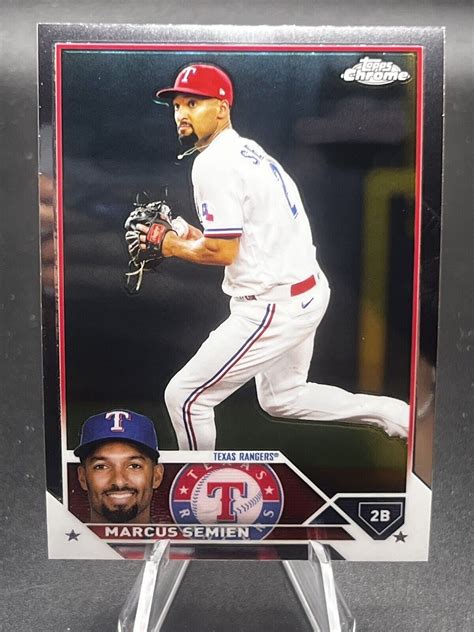 2023 Topps Chrome Marcus Semien Texas Rangers 172 EBay