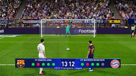 Pes Barcelona Vs Bayern Munich Penalty Shootout Uefa