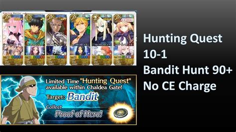 FGONA Bandit Hunt Pride Rank 3 Turn No Ce Charge YouTube