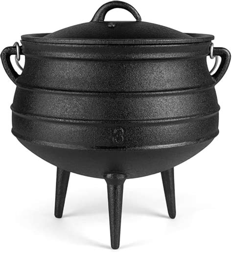 Amazon Bruntmor Quart Pre Seasoned Cast Iron Cauldron African