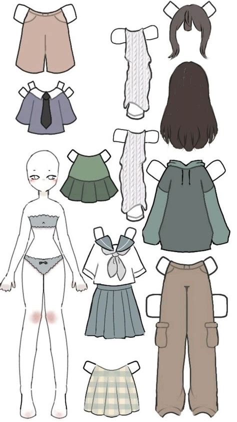 Pin By идеи вместе с Настей On Ваши пины Paper Dolls Paper Dolls Clothing Paper Doll Template