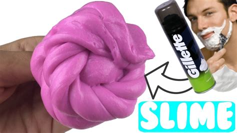 Haz Slime Fácil con Crema de Afeitar DIY Fluffy Slime with Shaving