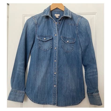 J Crew Tops J Crew Denim Shirt Style 25522 Poshmark