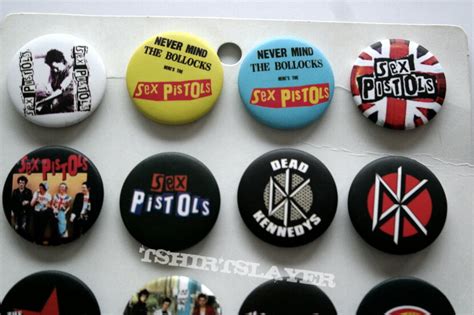 Sex Pistols Various New Buttons Cm Bu Tshirtslayer Tshirt And