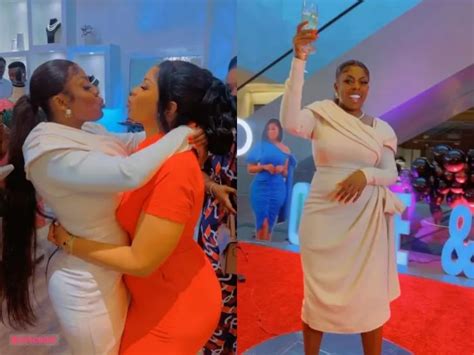 Video Causes Stir As Nana Aba Anamoah Sm Tches And Kisses Serwaa